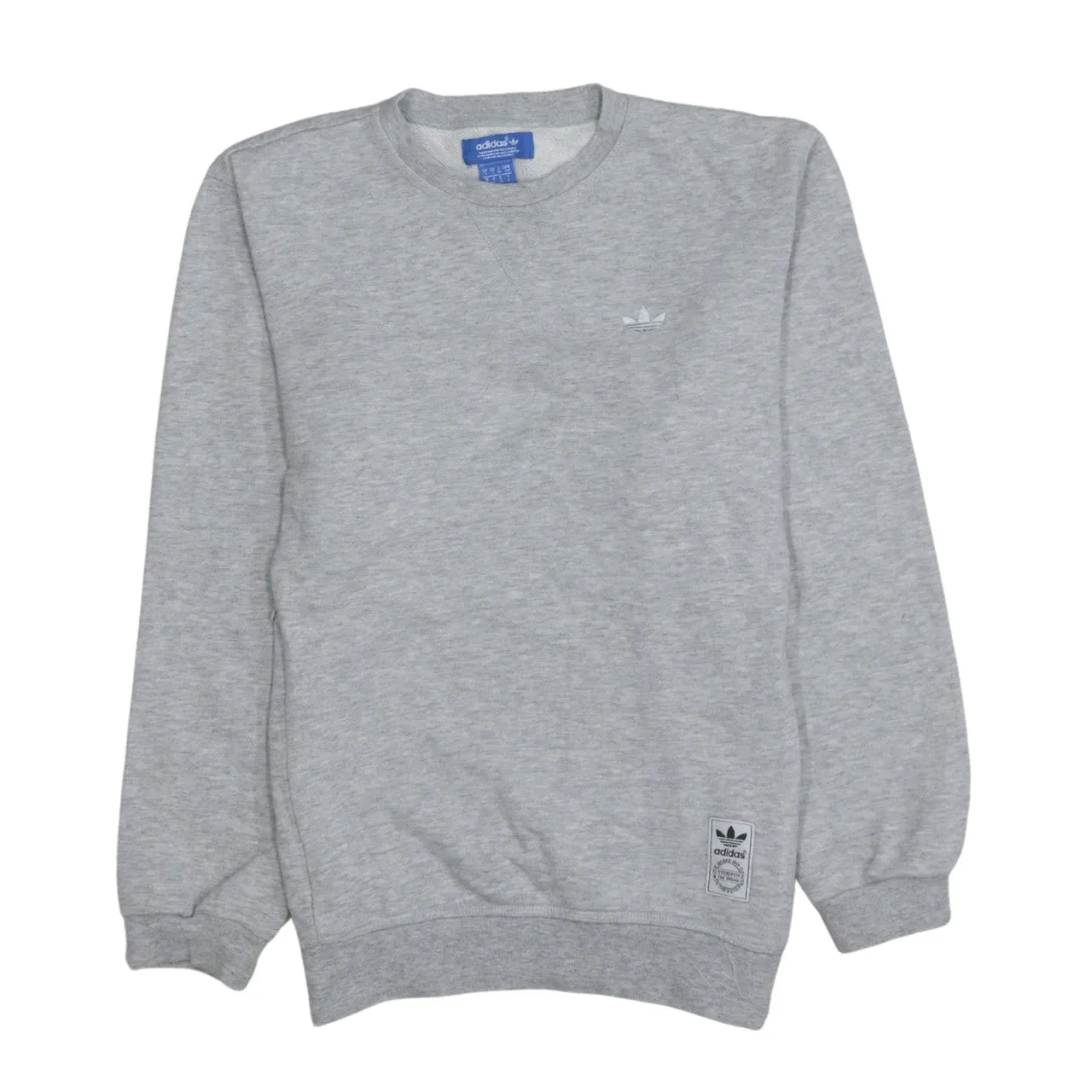 Adidas 90's Lightweight Crew Neck Sweatshirt Small Grey sold by Vintage Club