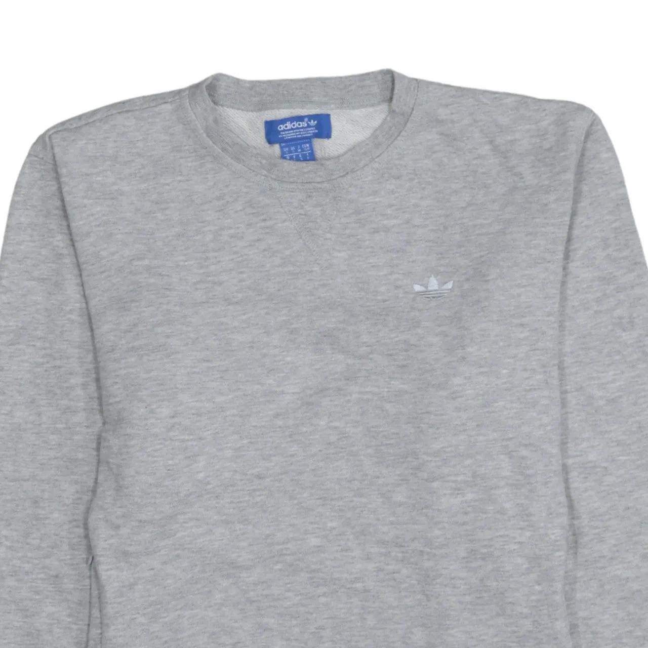 Adidas 90's Lightweight Crew Neck Sweatshirt Small Grey sold by Vintage Club product image thumbnail 3