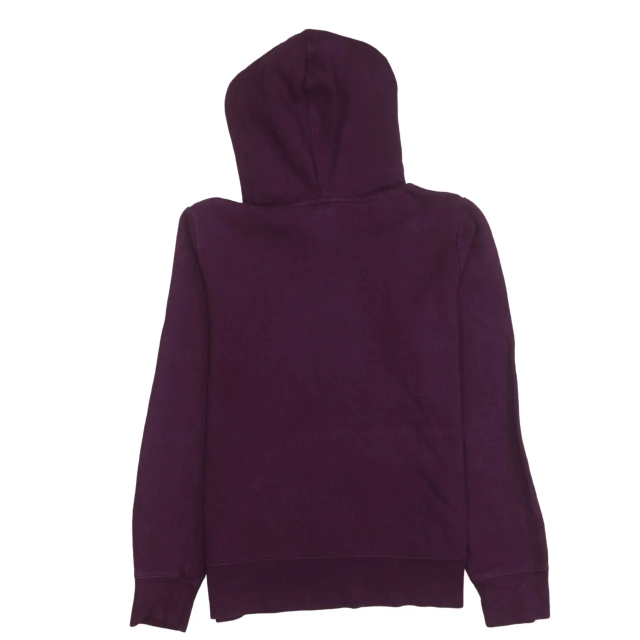 The North Face Purple Hoodie Women’s Small Printed Logo Front Pocket Pullover Sweatshirt sold by Vintage Club product image thumbnail 2