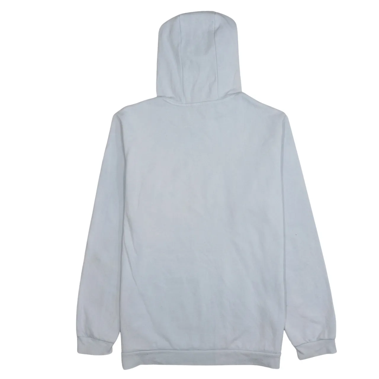 Adidas 90's Drawstring Pockets Pullover Hoodie Large White sold by Vintage Club product image thumbnail 2