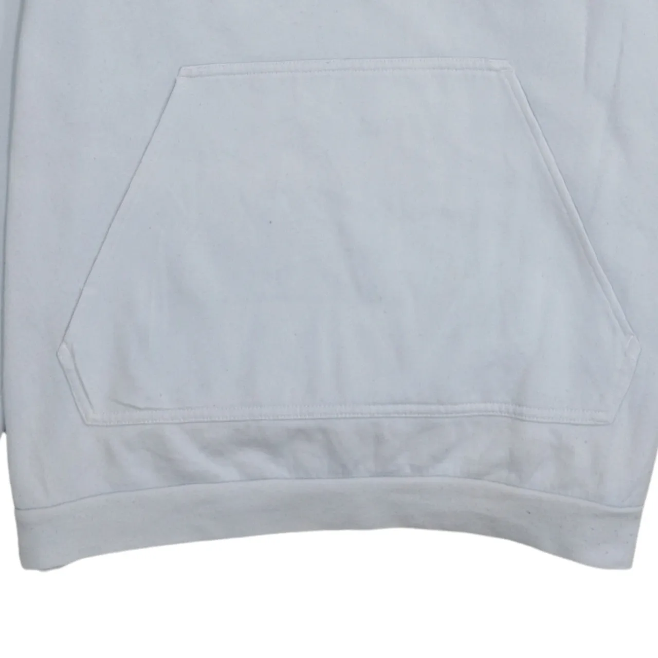 Adidas 90's Drawstring Pockets Pullover Hoodie Large White sold by Vintage Club product image thumbnail 4