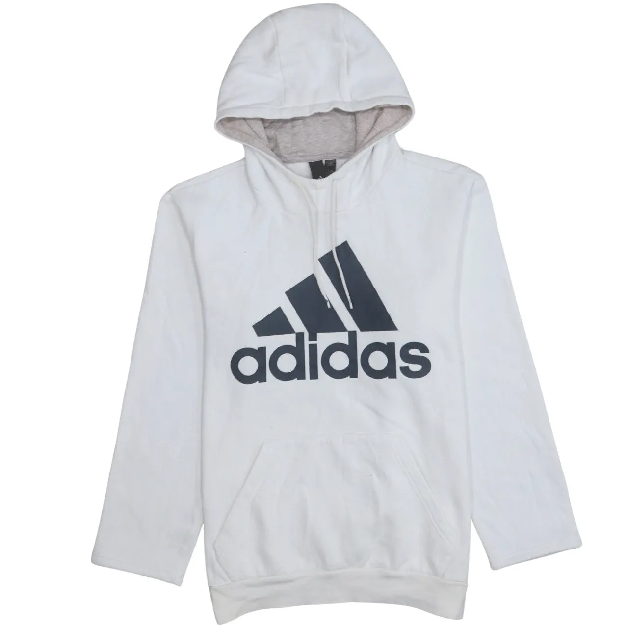 Adidas 90's Spellout Pullover Hoodie Small White sold by Vintage Club