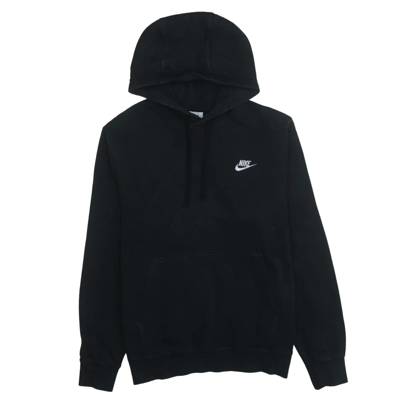 Nike 90's Swoosh Pullover Hoodie Small Black sold by Vintage Club