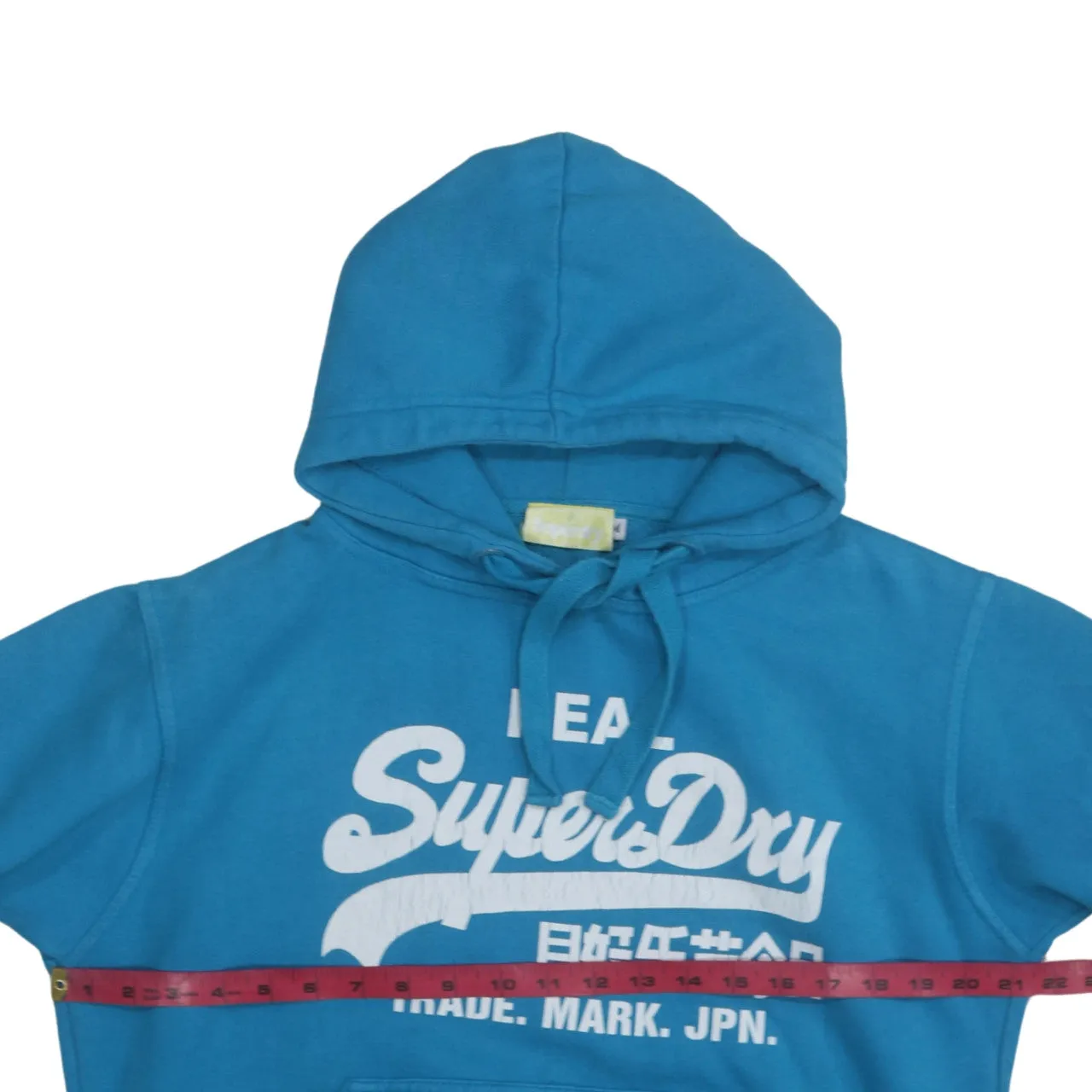 Super Dry 90's Spellout Pullover Hoodie Medium Blue sold by Vintage Club product image thumbnail 5