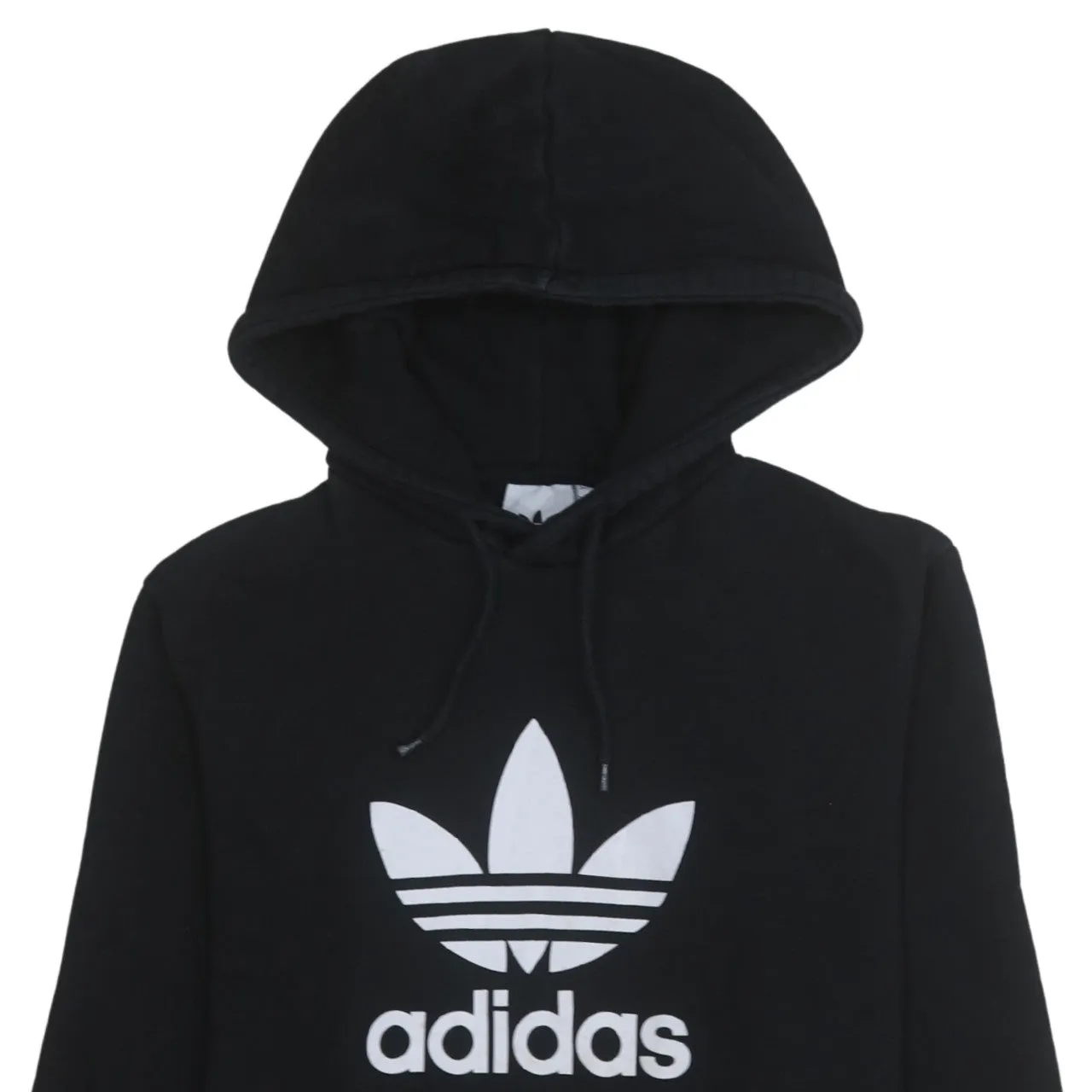 Adidas 90's Spellout Pullover Hoodie Medium Black sold by Vintage Club product image thumbnail 3