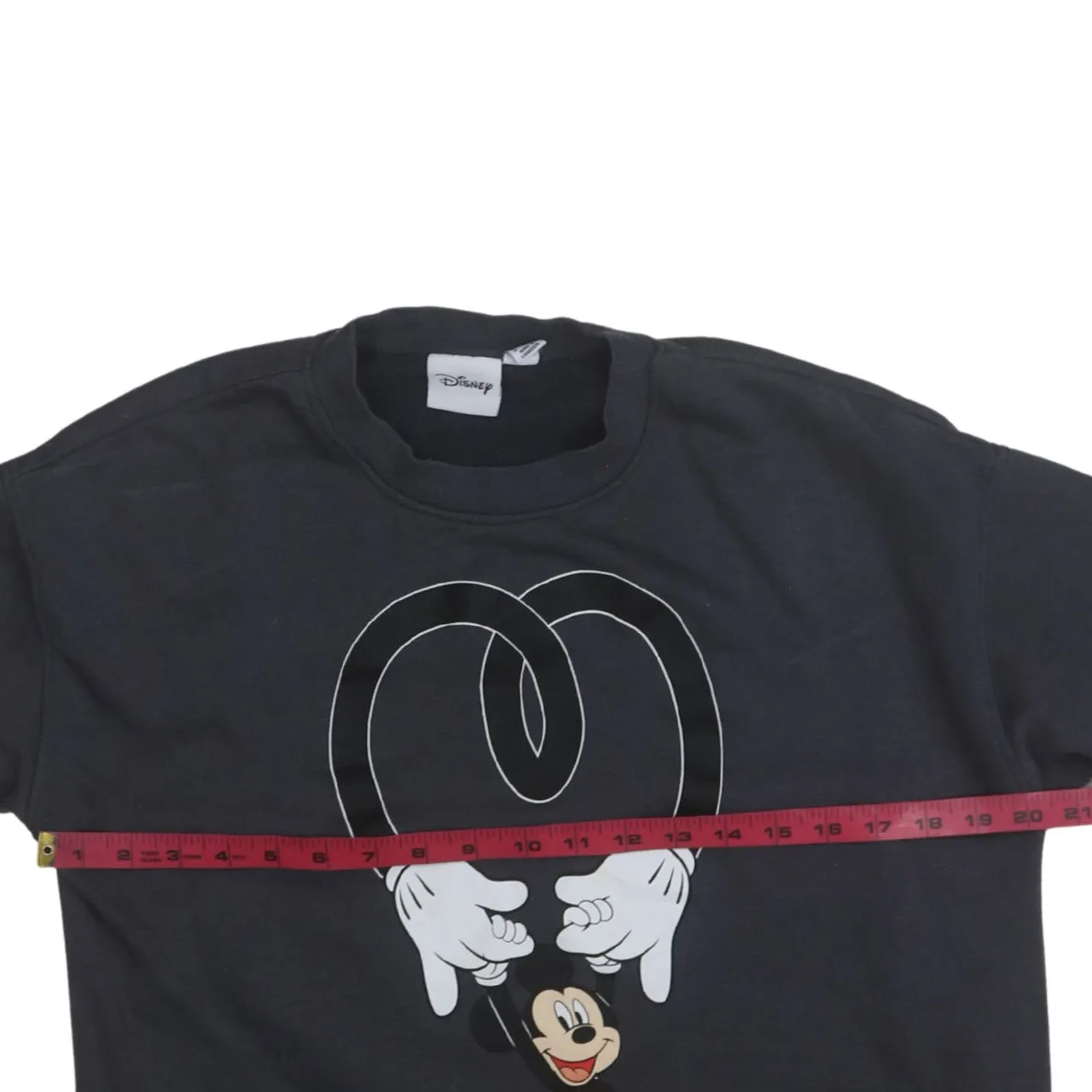 Disney 90's Mickey Mouse Crew Neck Sweatshirt Small Black sold by Vintage Club product image thumbnail 5