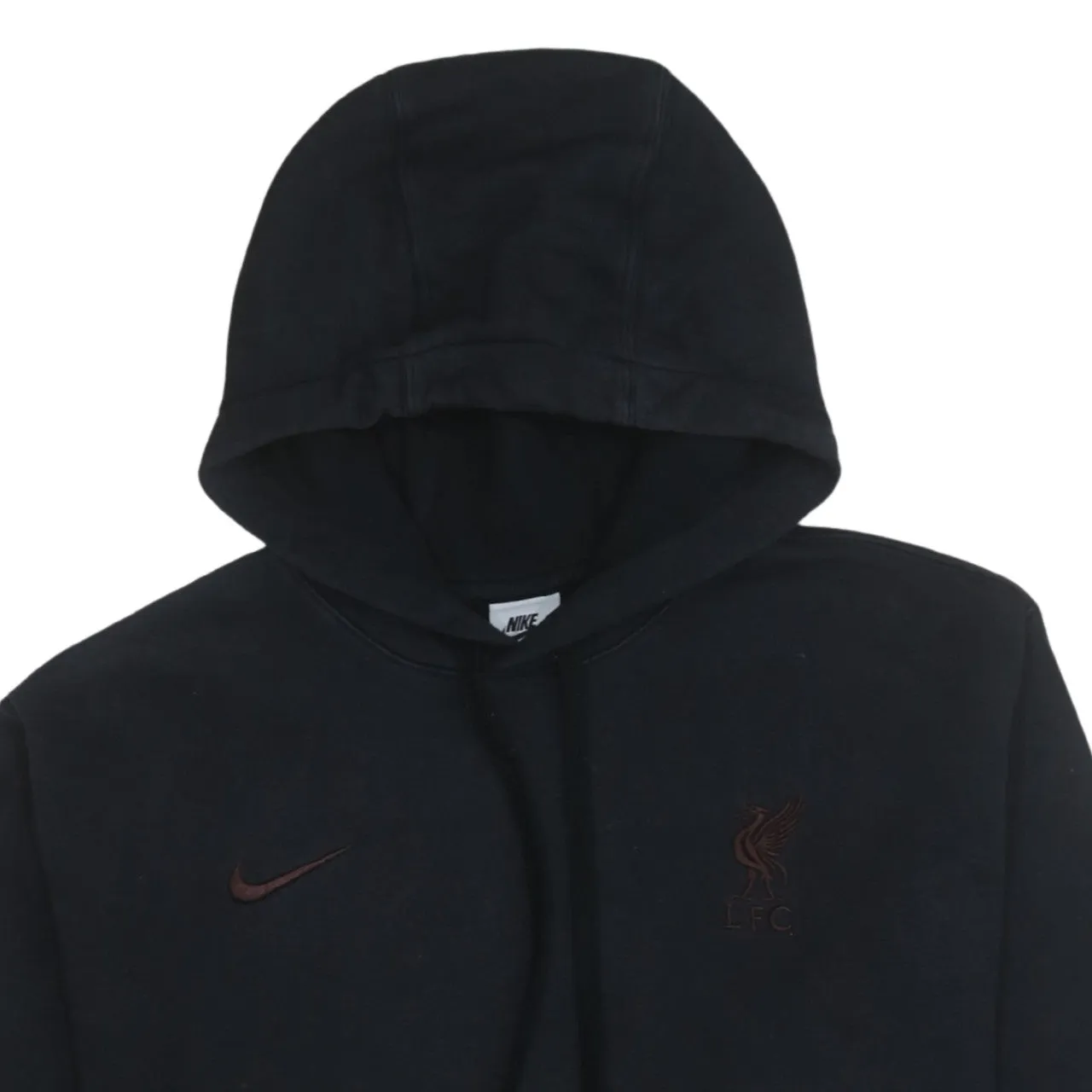 Nike 90's Swoosh Pullover Hoodie Medium Black sold by Vintage Club product image thumbnail 3