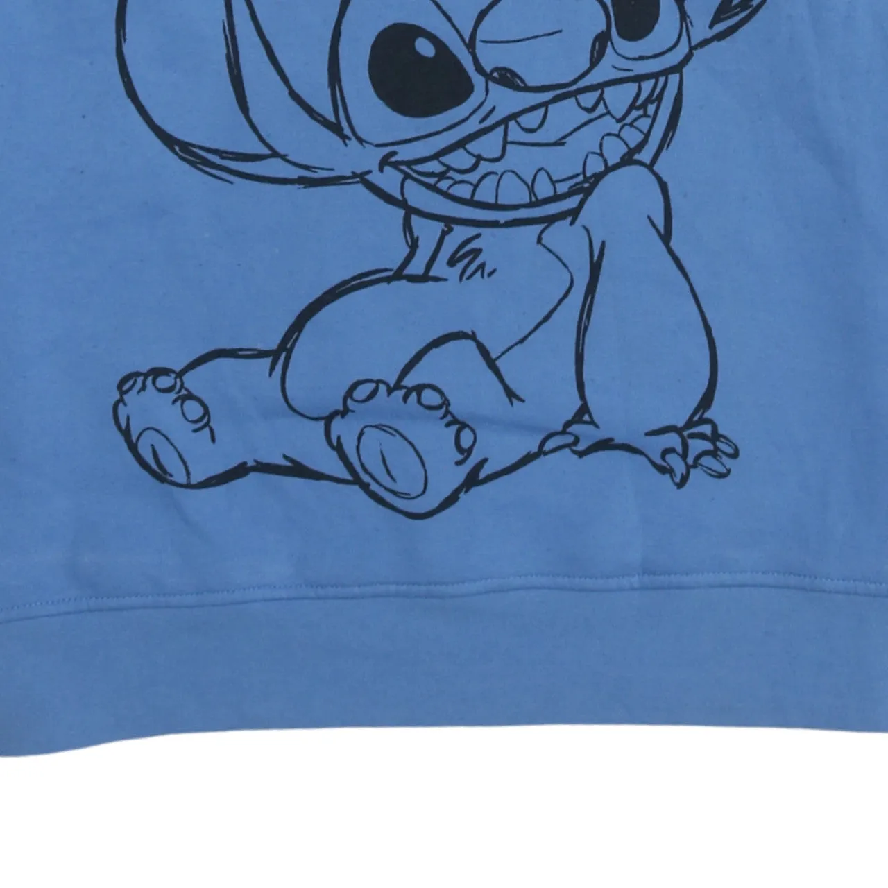 Disney 90's Stitch Crew Neck Sweatshirt Medium Blue sold by Vintage Club product image thumbnail 4