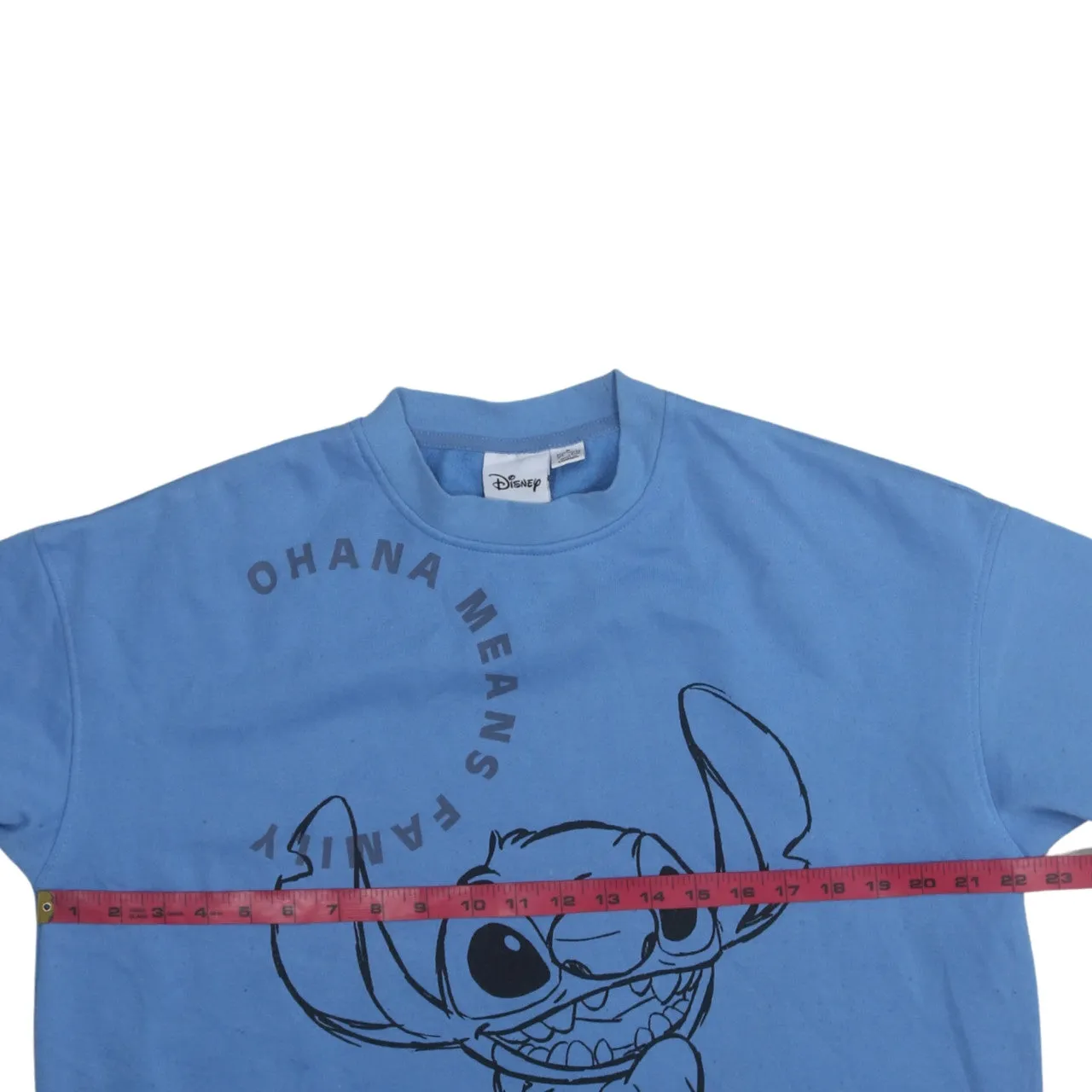 Disney 90's Stitch Crew Neck Sweatshirt Medium Blue sold by Vintage Club product image thumbnail 5