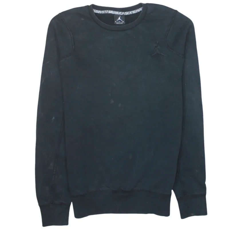 Jordan 90's Lightweight Crew Neck Sweatshirt Small Black sold by Vintage Club