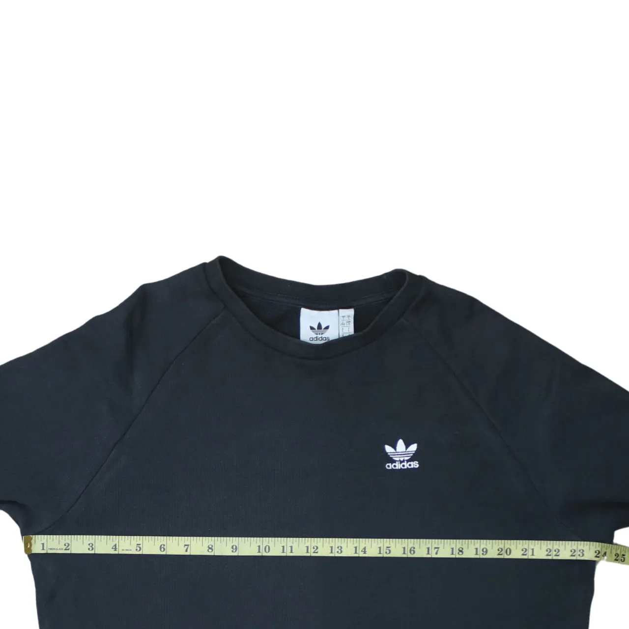 Adidas 90's Lightweight Crew Neck Sweatshirt Large Black sold by Vintage Club product image thumbnail 5