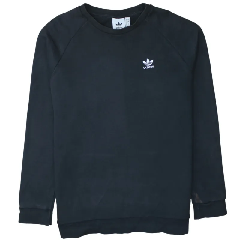 Adidas 90's Lightweight Crew Neck Sweatshirt Large Black sold by Vintage Club