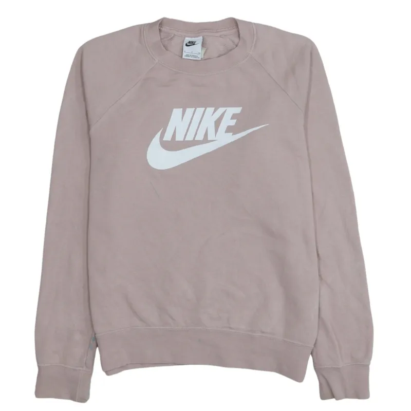 Nike 90's Center Middle Swoosh Crew Neck Sweatshirt Small Pink sold by Vintage Club