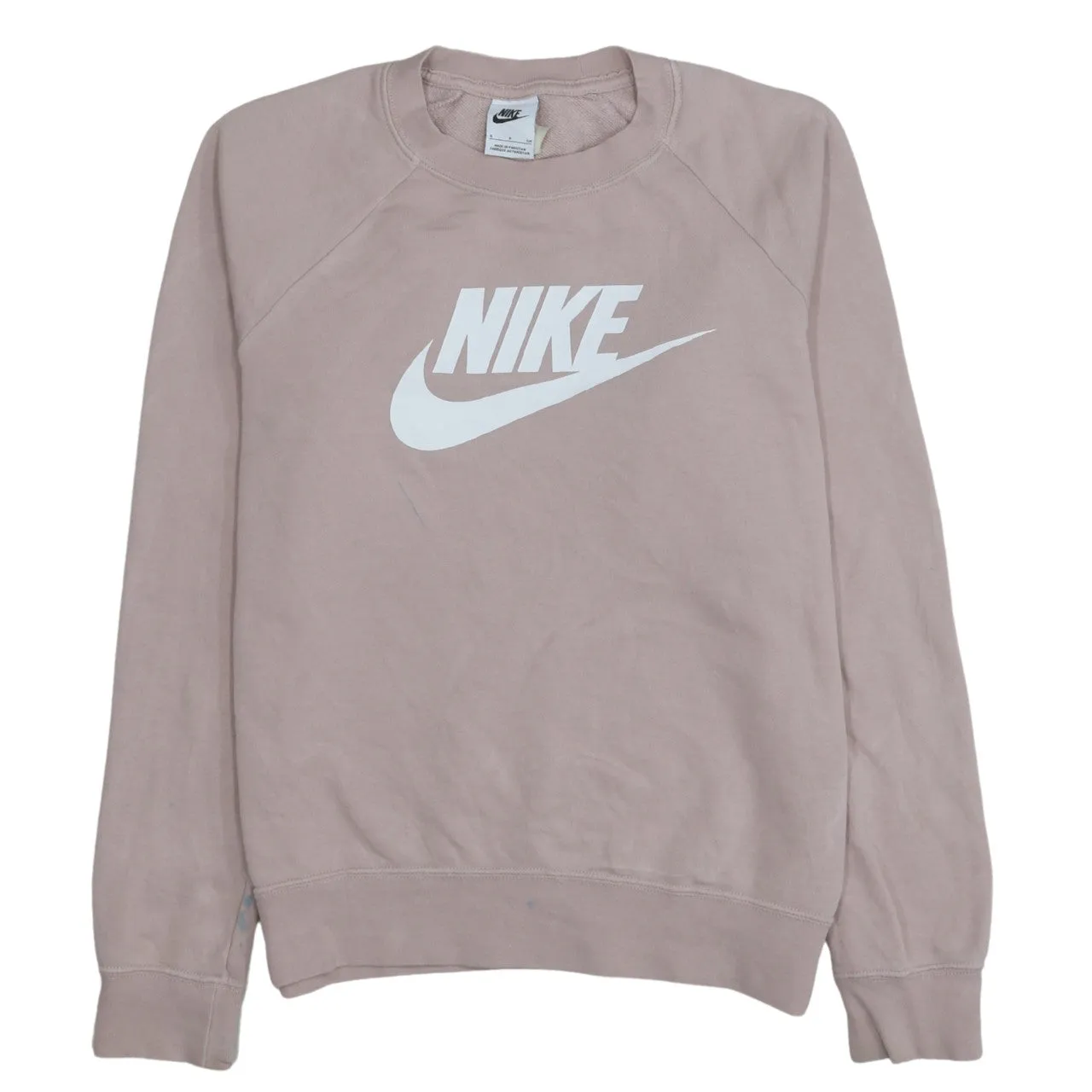 Nike 90's Center Middle Swoosh Crew Neck Sweatshirt Small Pink sold by Vintage Club