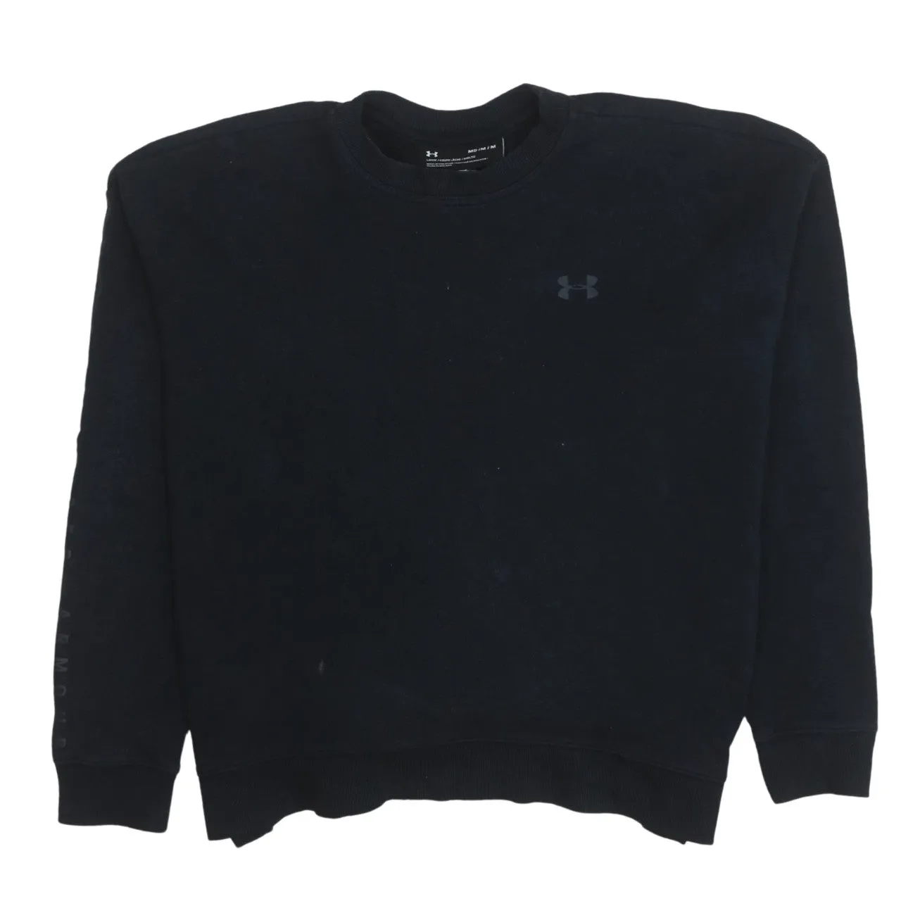 Under Armour 90's Lightweight Crew Neck Sweatshirt Medium Black sold by Vintage Club