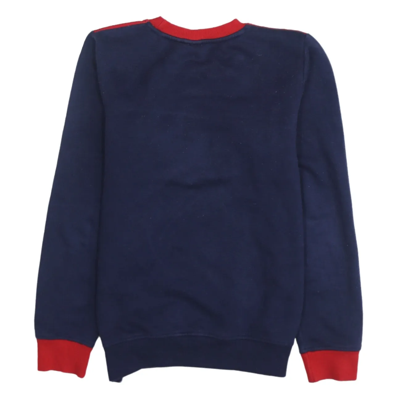 Fila Navy Blue Sweatshirt Men's Small Big Logo Panelled Crewneck Pullover Jumper Top sold by Vintage Club product image thumbnail 2