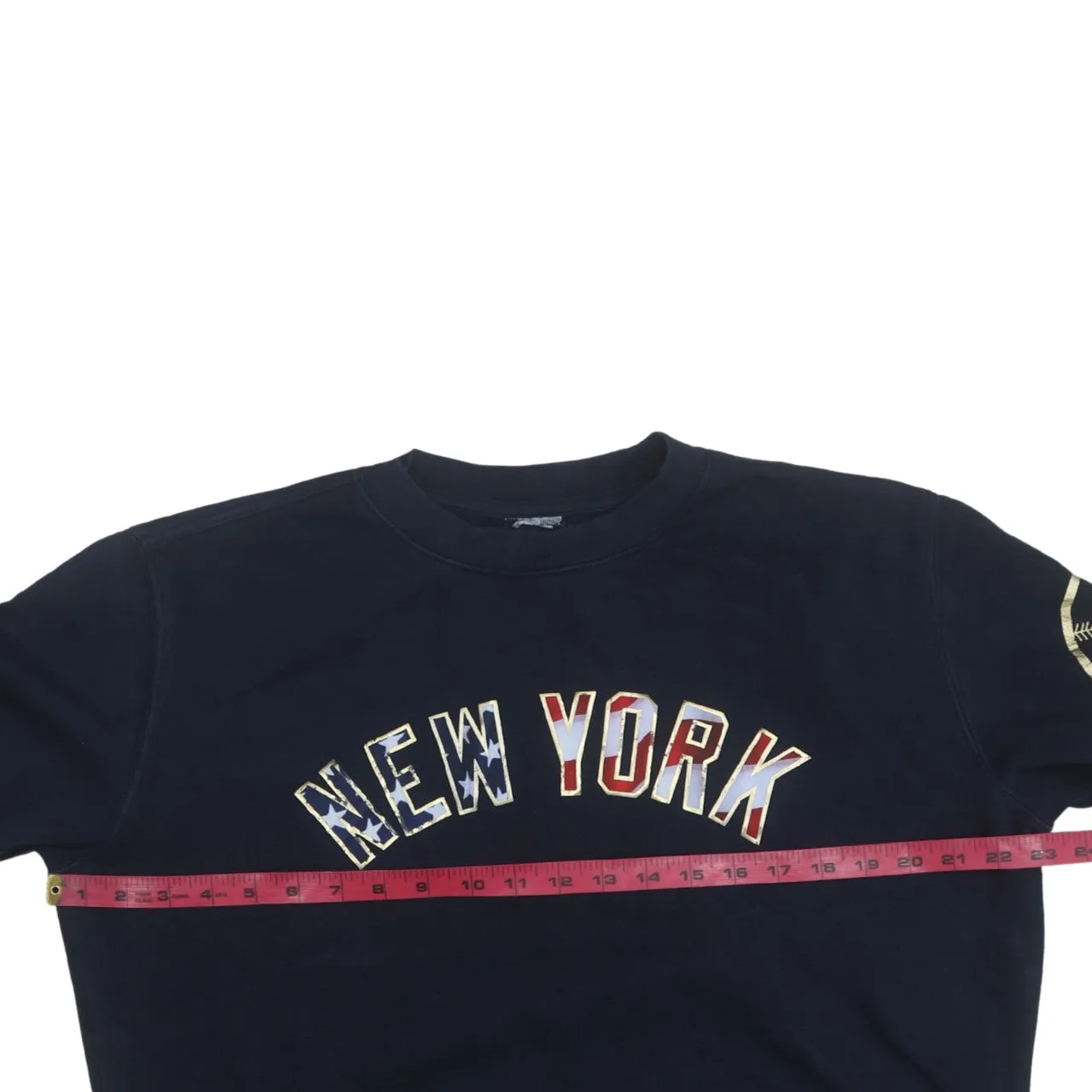 Champion 90's New York Crew Neck Sweatshirt Large Navy Blue sold by Vintage Club product image thumbnail 5