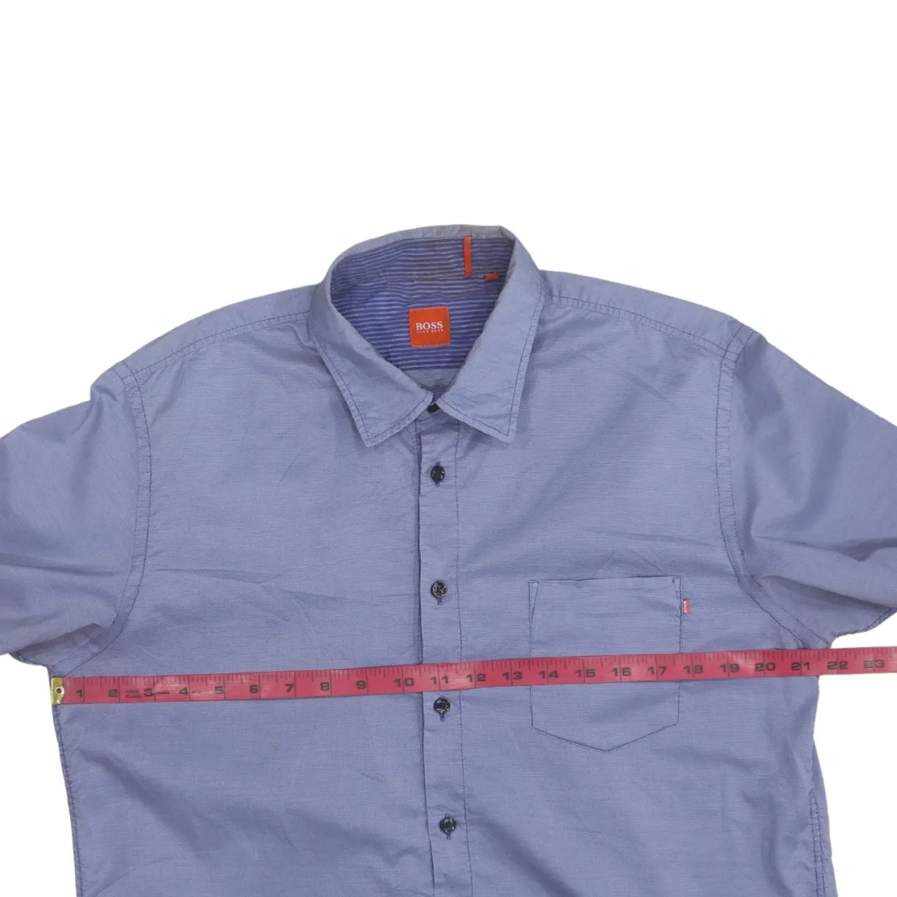 HUGO BOSS 90's Long Sleeve Button Up Shirt Medium Purple sold by Vintage Club product image thumbnail 5