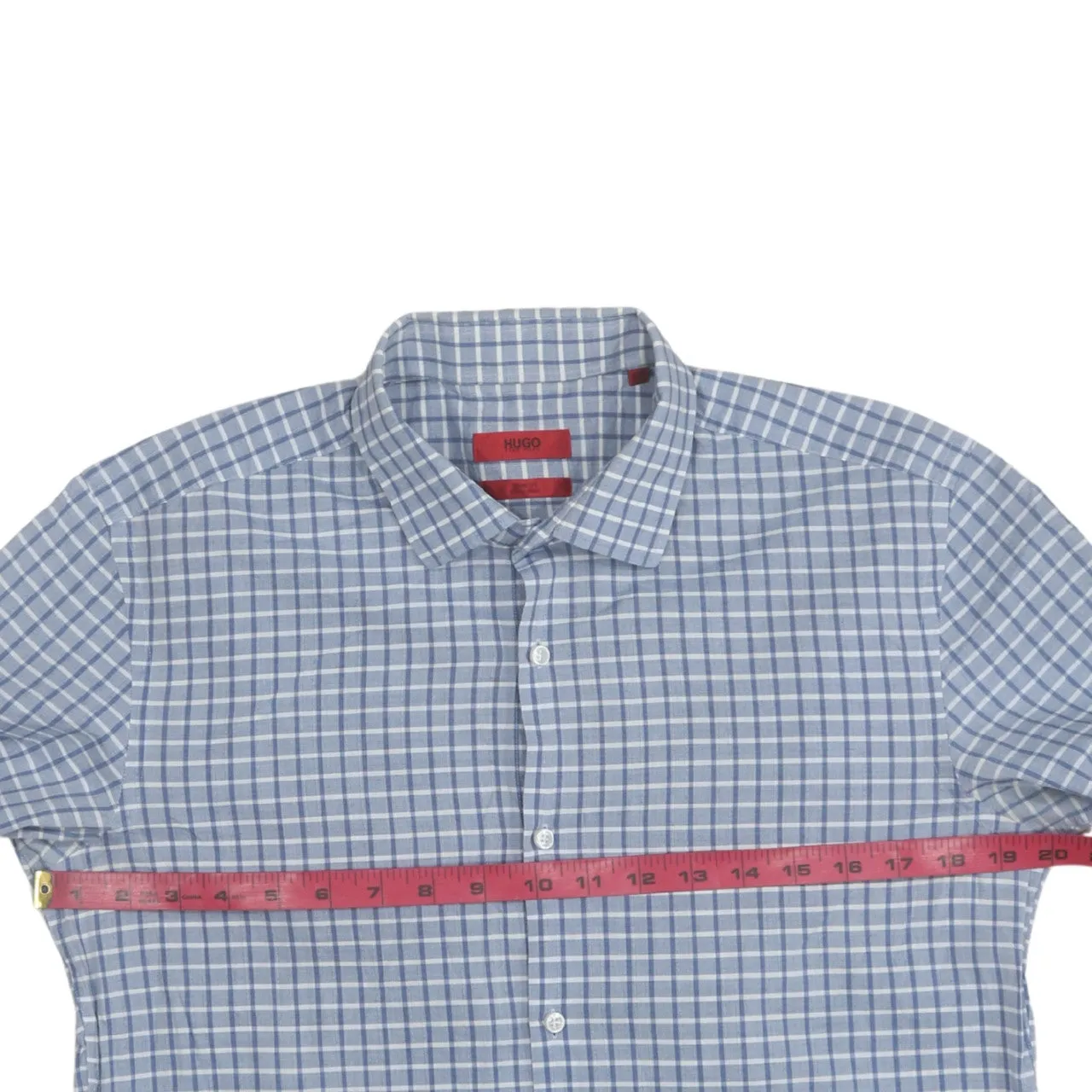 HUGO BOSS 90's Long Sleeve Button Up Shirt Medium Blue sold by Vintage Club product image thumbnail 5