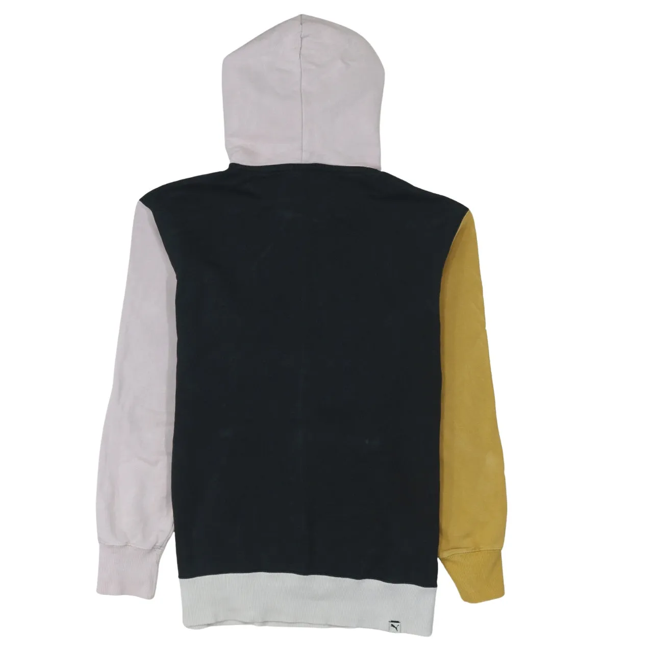 Puma 90's Drawstring Pockets Pullover Hoodie XSmall Beige Cream sold by Vintage Club product image thumbnail 2