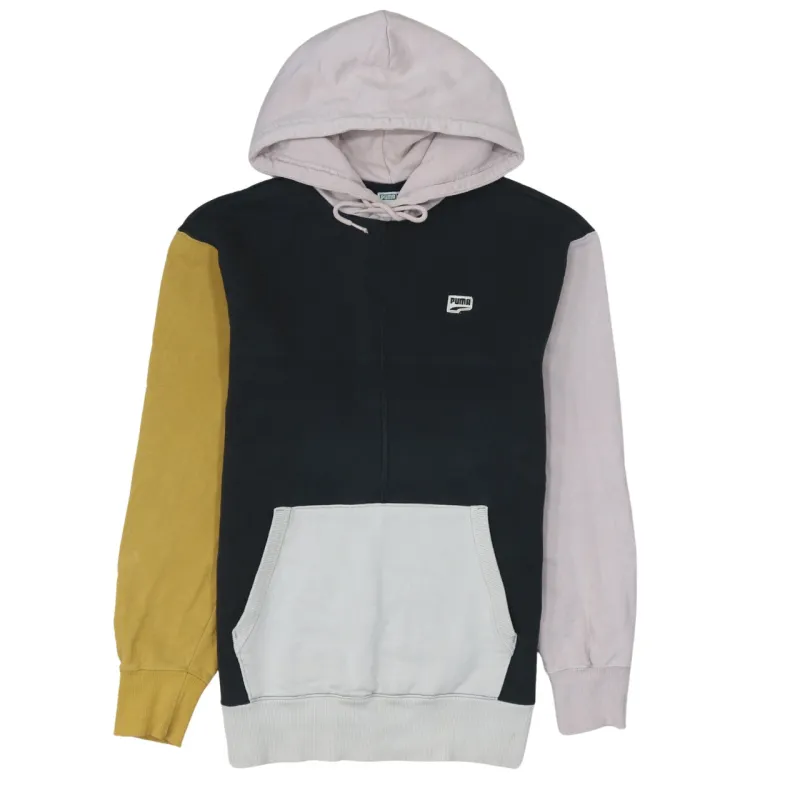 Puma 90's Drawstring Pockets Pullover Hoodie XSmall Beige Cream made by Puma