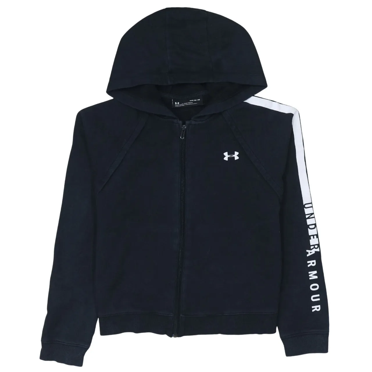 Under Armour 90's Sportswear Full Zip Up Hoodie Medium Black sold by Vintage Club
