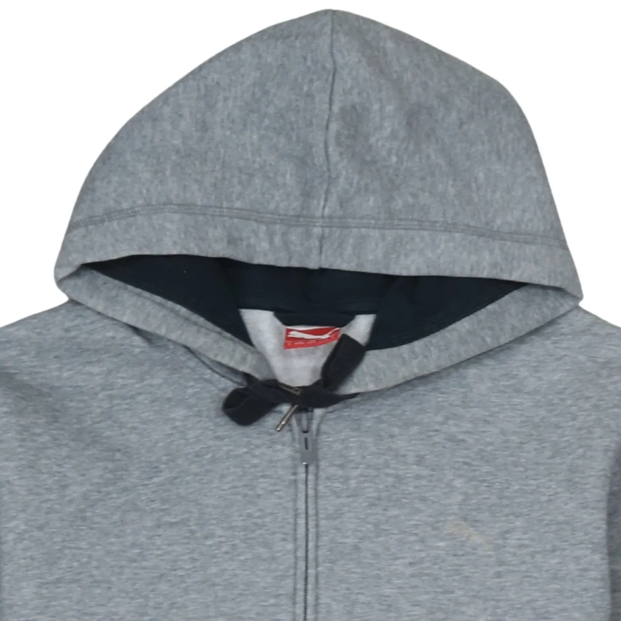 Puma 90's Plain Full Zip Up Hoodie Large Grey sold by Vintage Club product image thumbnail 3