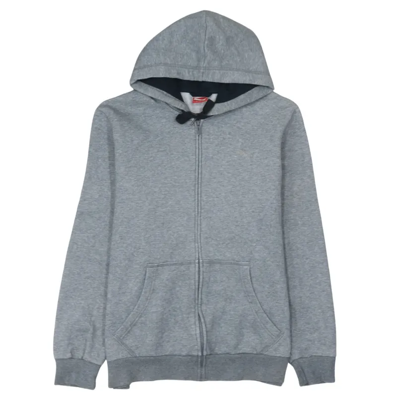 Puma 90's Plain Full Zip Up Hoodie Large Grey sold by Vintage Club