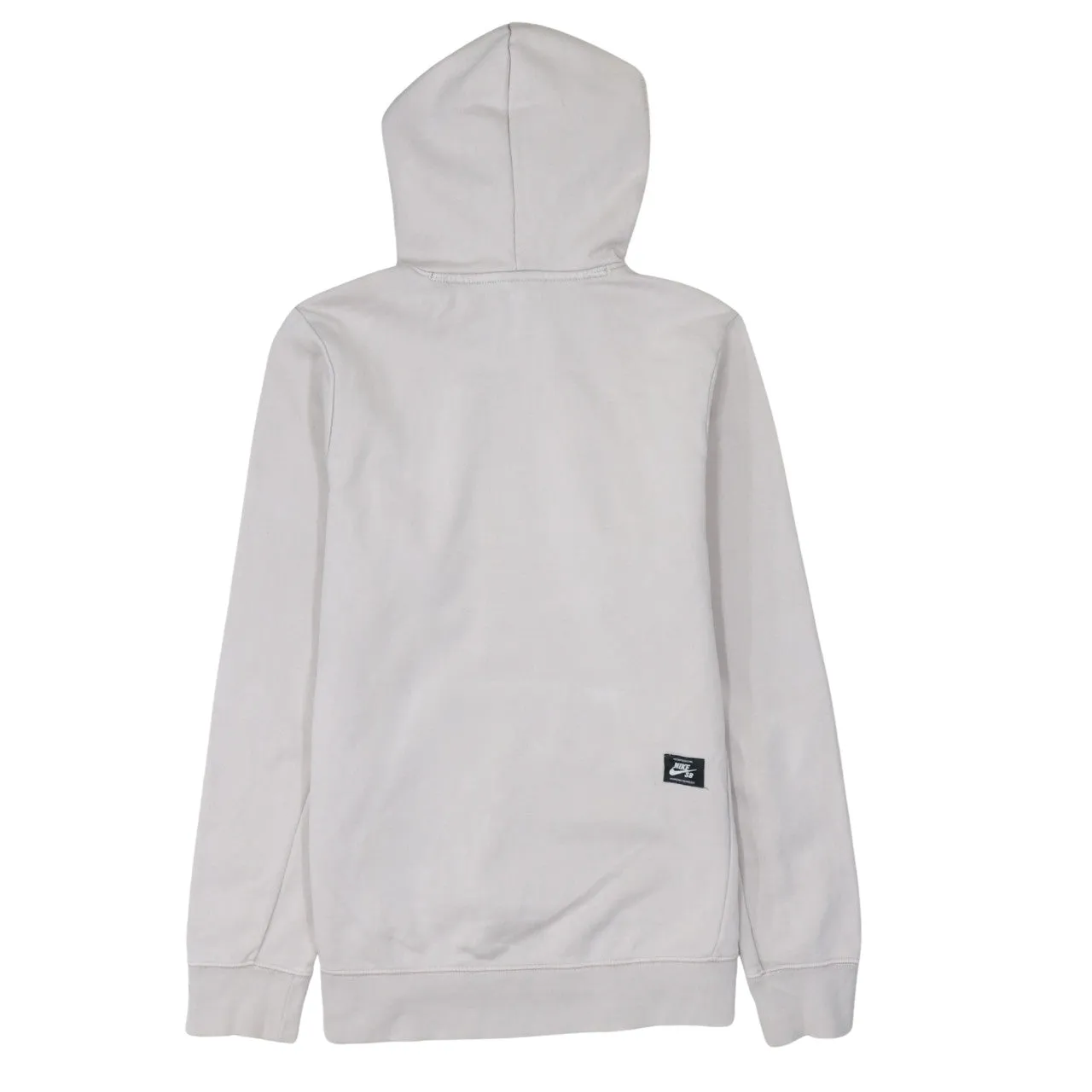 Nike 90's Center Middle Swoosh Pullover Hoodie Small Beige Cream sold by Vintage Club product image thumbnail 2