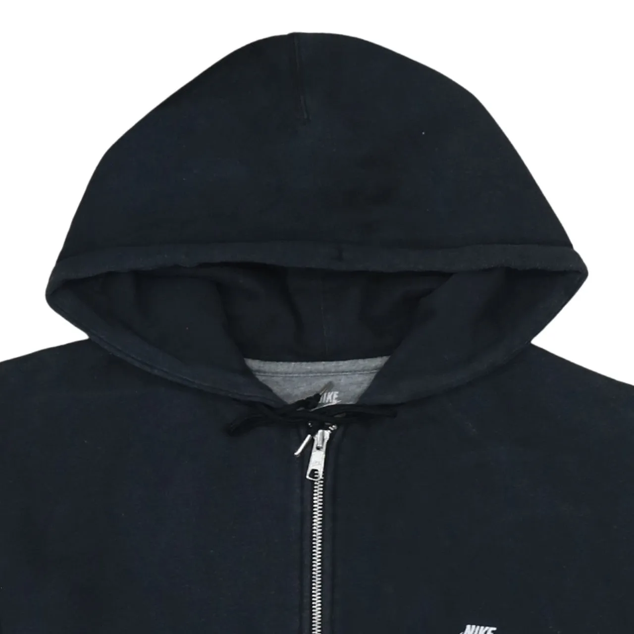Nike 90's Swoosh Full Zip Up Hoodie Large Black sold by Vintage Club product image thumbnail 3