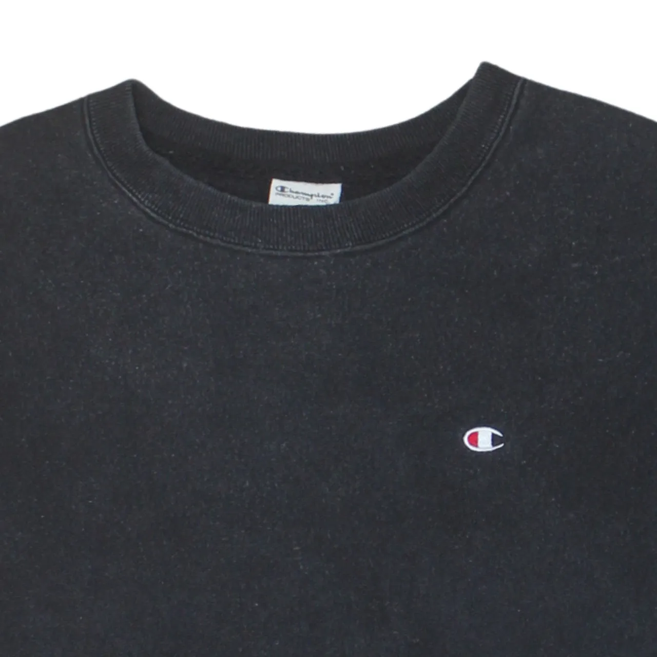 Champion 90's Lightweight Crew Neck Sweatshirt Medium Black sold by Vintage Club product image thumbnail 3