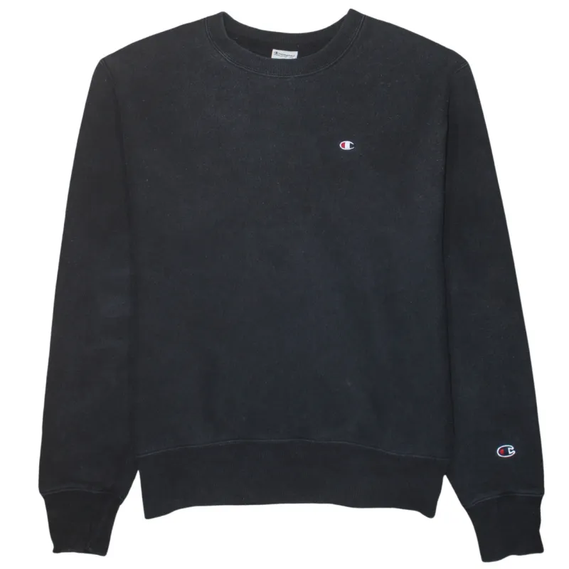 Champion 90's Lightweight Crew Neck Sweatshirt Medium Black sold by Vintage Club