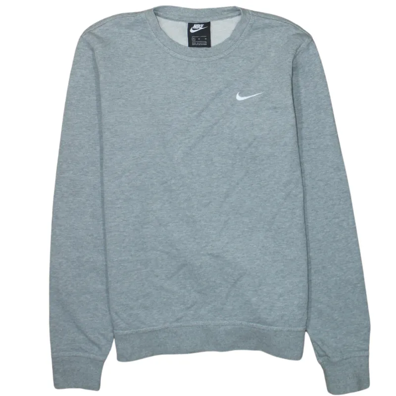 Nike 90's Swoosh Crew Neck Sweatshirt Medium Grey sold by Vintage Club