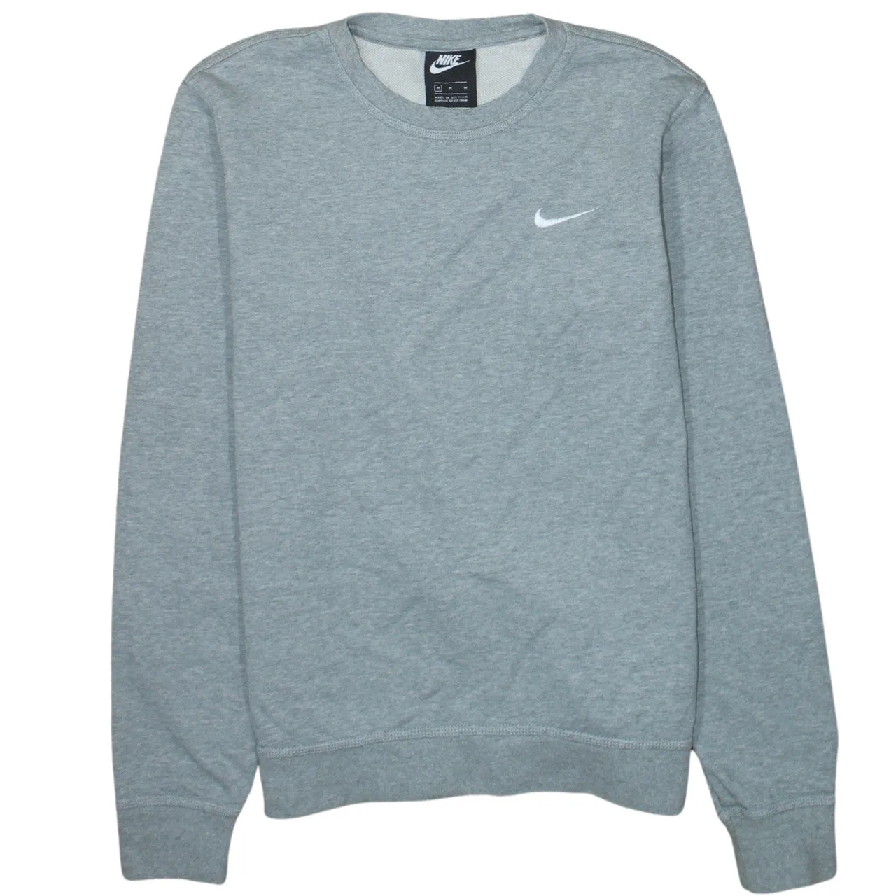 Nike 90's Swoosh Crew Neck Sweatshirt Medium Grey sold by Vintage Club