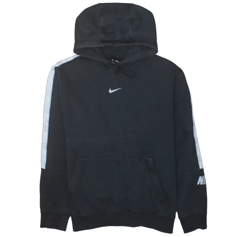 Nike 90's Center Middle Swoosh Pullover Hoodie Large Black sold by Vintage Club