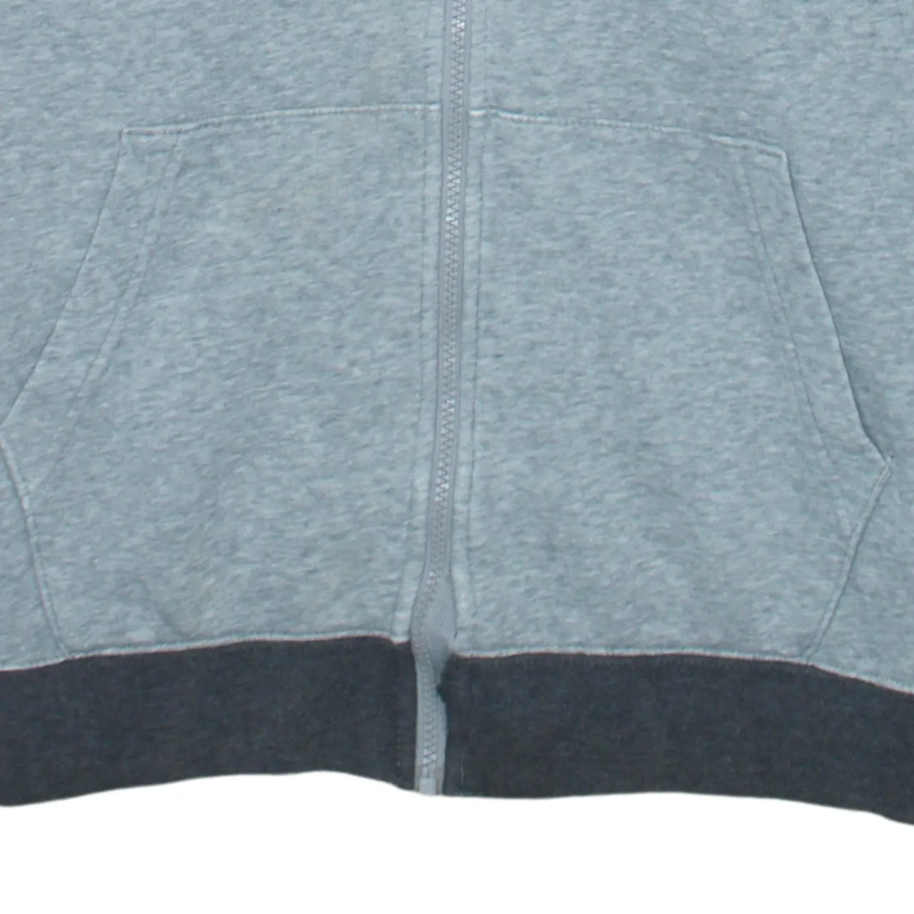 Nike 90's Swoosh Full Zip Up Hoodie Medium Grey sold by Vintage Club product image thumbnail 4