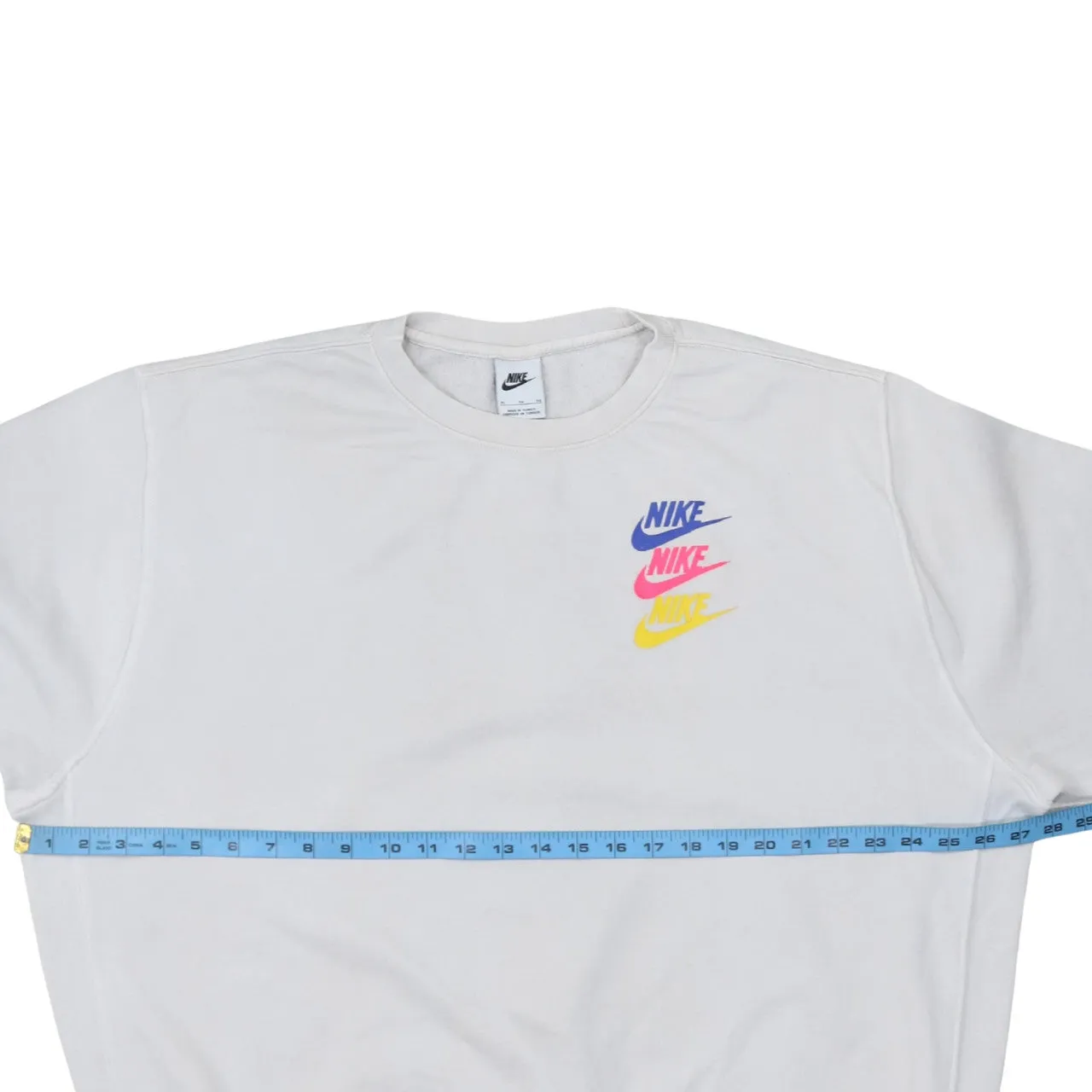 Nike 90's Swoosh Crew Neck Sweatshirt XLarge White sold by Vintage Club product image thumbnail 5