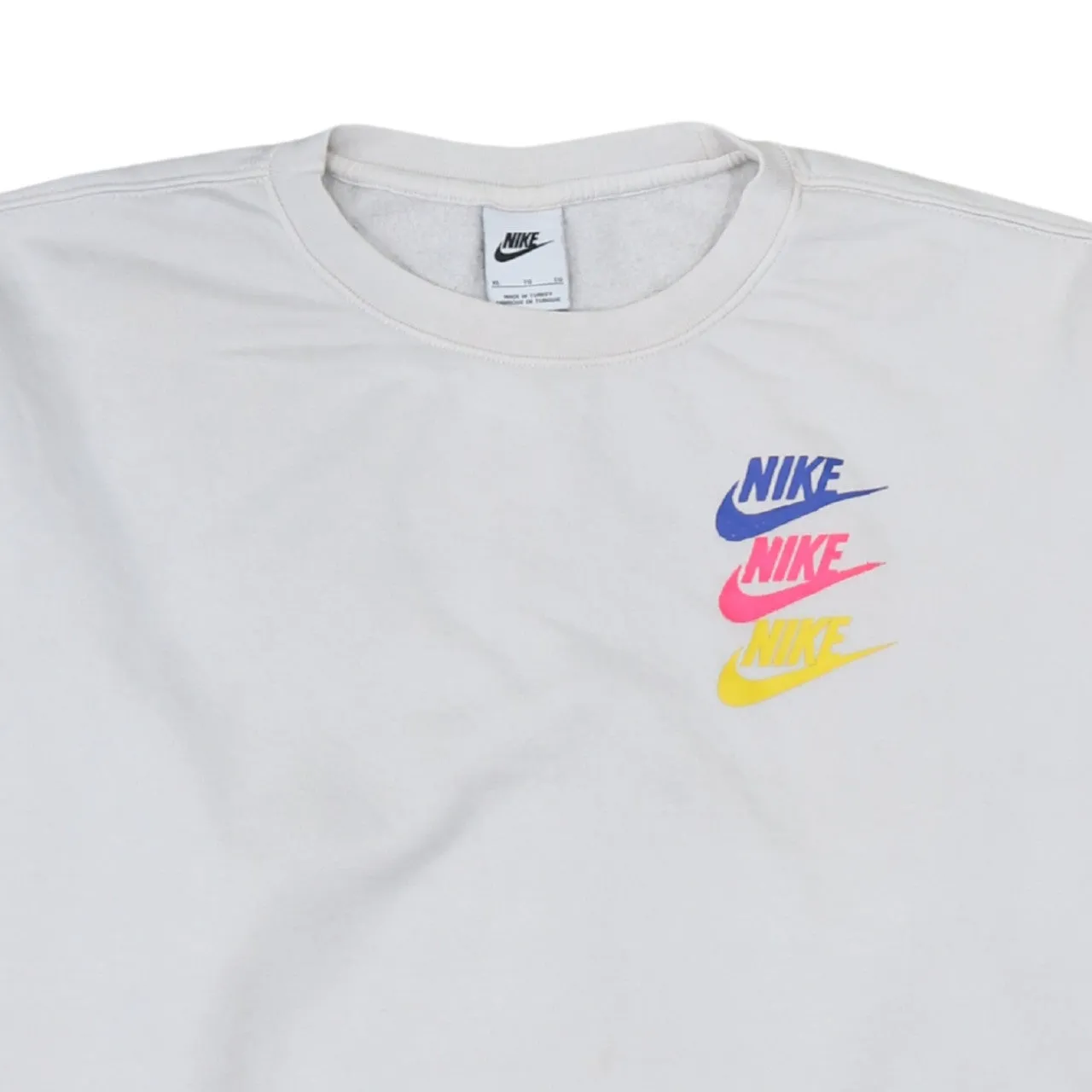 Nike 90's Swoosh Crew Neck Sweatshirt XLarge White sold by Vintage Club product image thumbnail 3