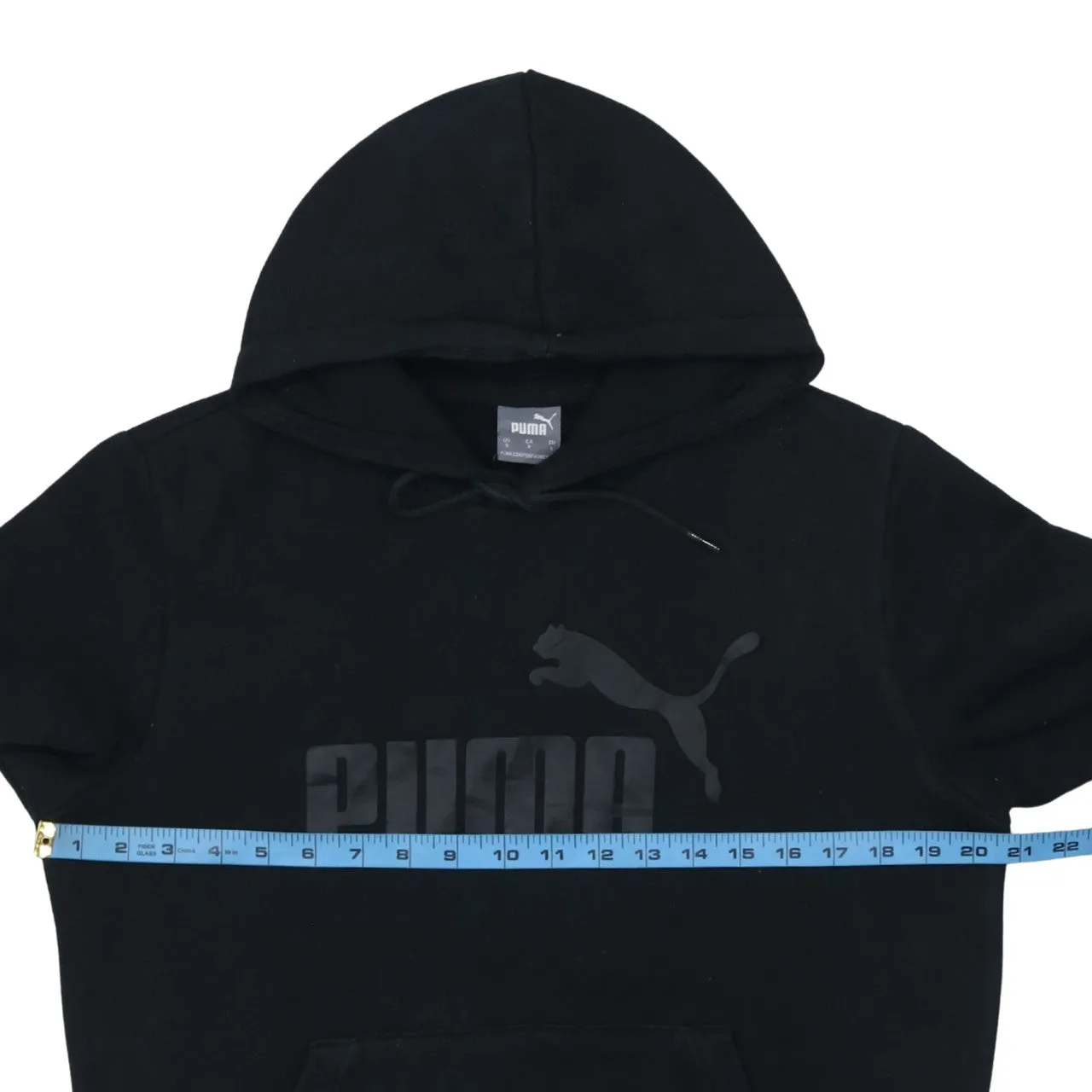 Puma 90's Spellout Pullover Hoodie Small Black sold by Vintage Club product image thumbnail 5