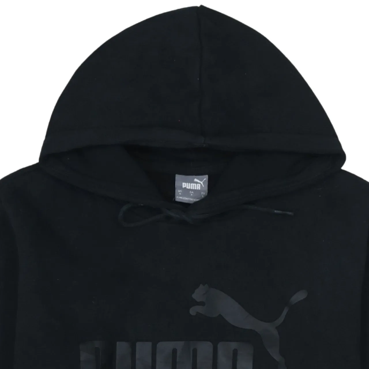 Puma 90's Spellout Pullover Hoodie Small Black sold by Vintage Club product image thumbnail 3
