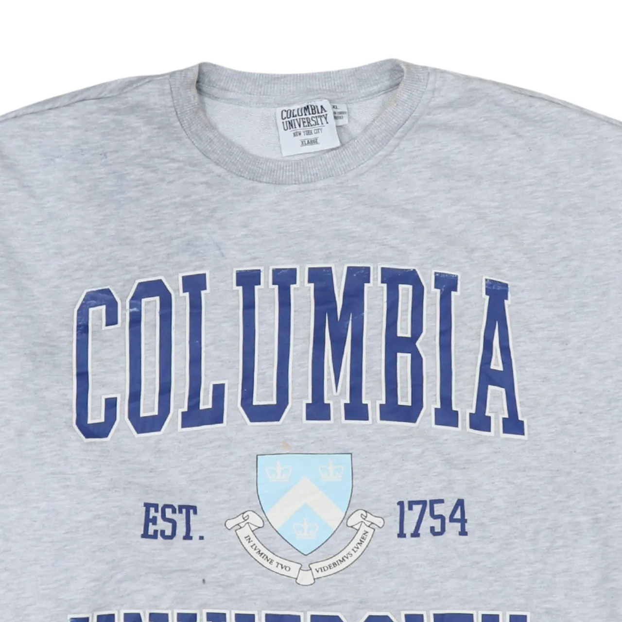 Columbia 90's Spellout Crew Neck Sweatshirt XLarge Grey sold by Vintage Club product image thumbnail 3