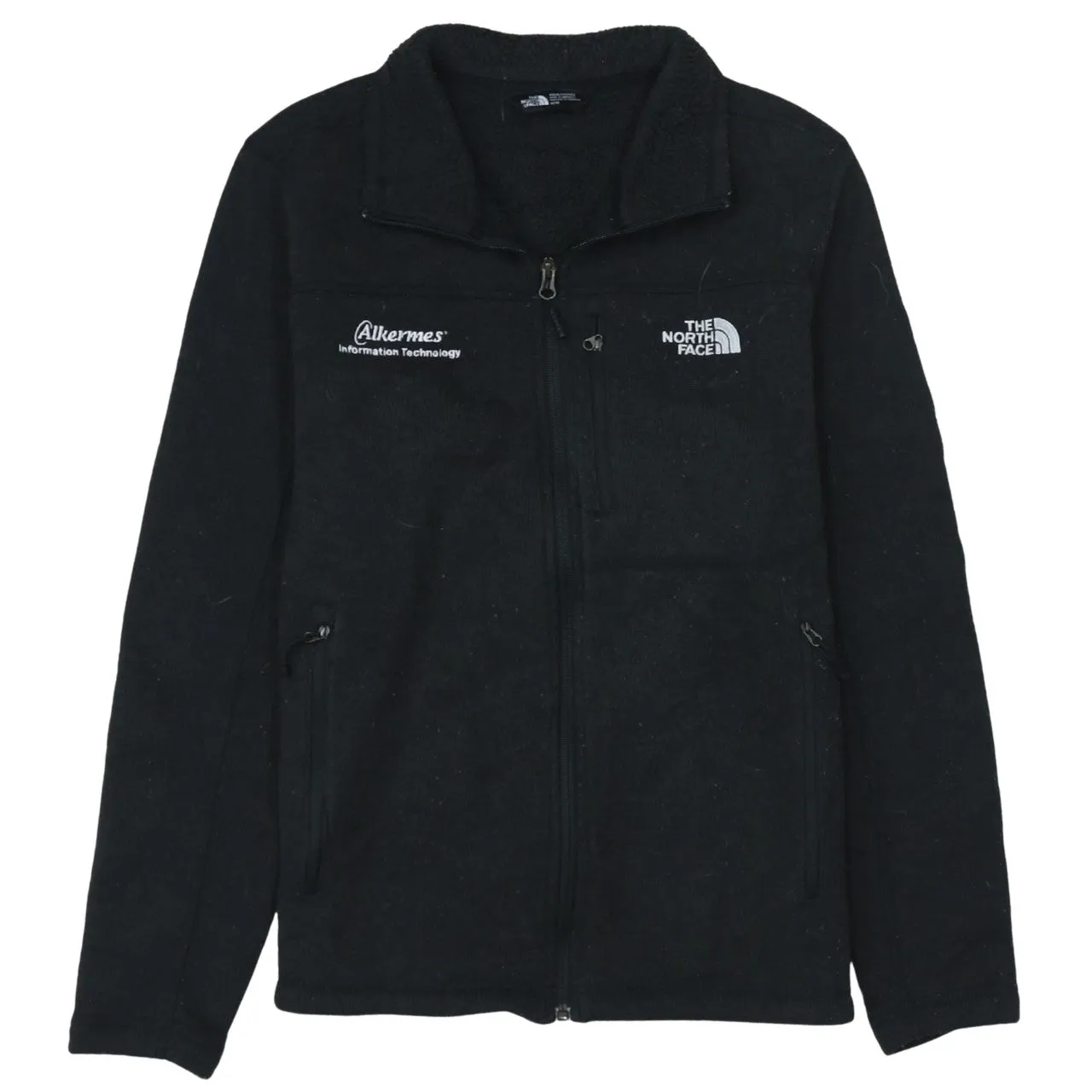 The North Face 90's Hiking Warm Full Zip Up Fleece Jumper Medium Black sold by Vintage Club