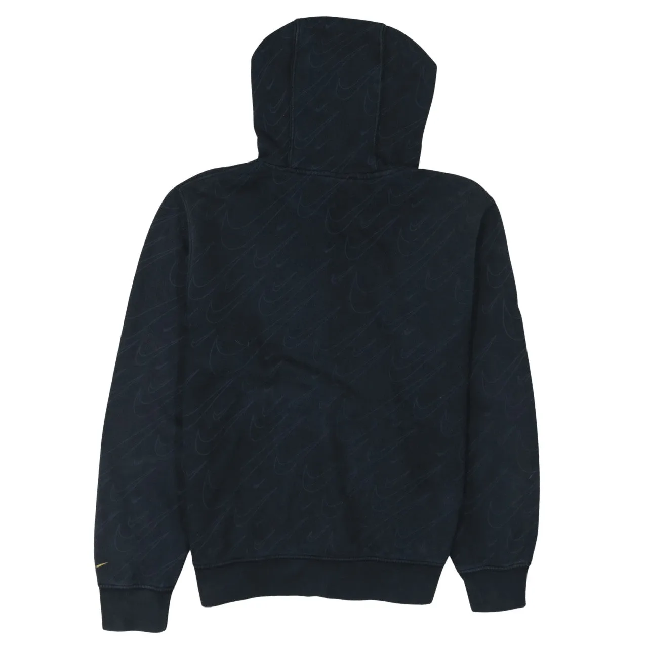 Nike 90's Swoosh Pullover Hoodie Small Black sold by Vintage Club product image thumbnail 2