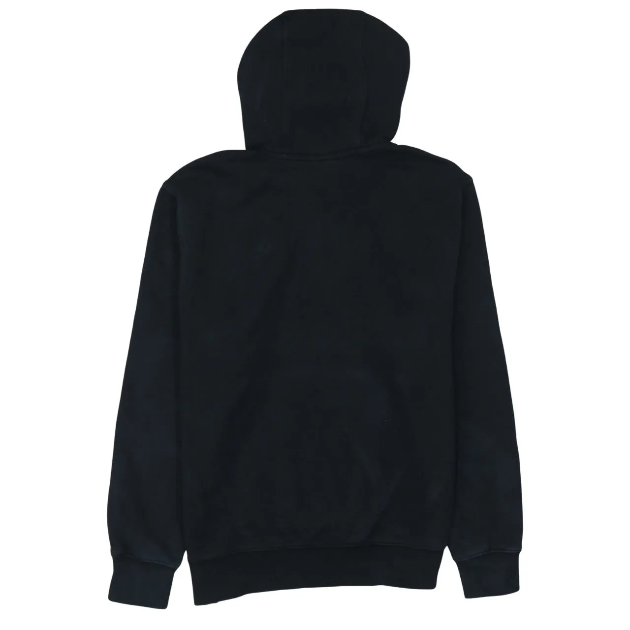 Nike 90's Drawstring Pockets Pullover Hoodie Medium Black sold by Vintage Club product image thumbnail 2