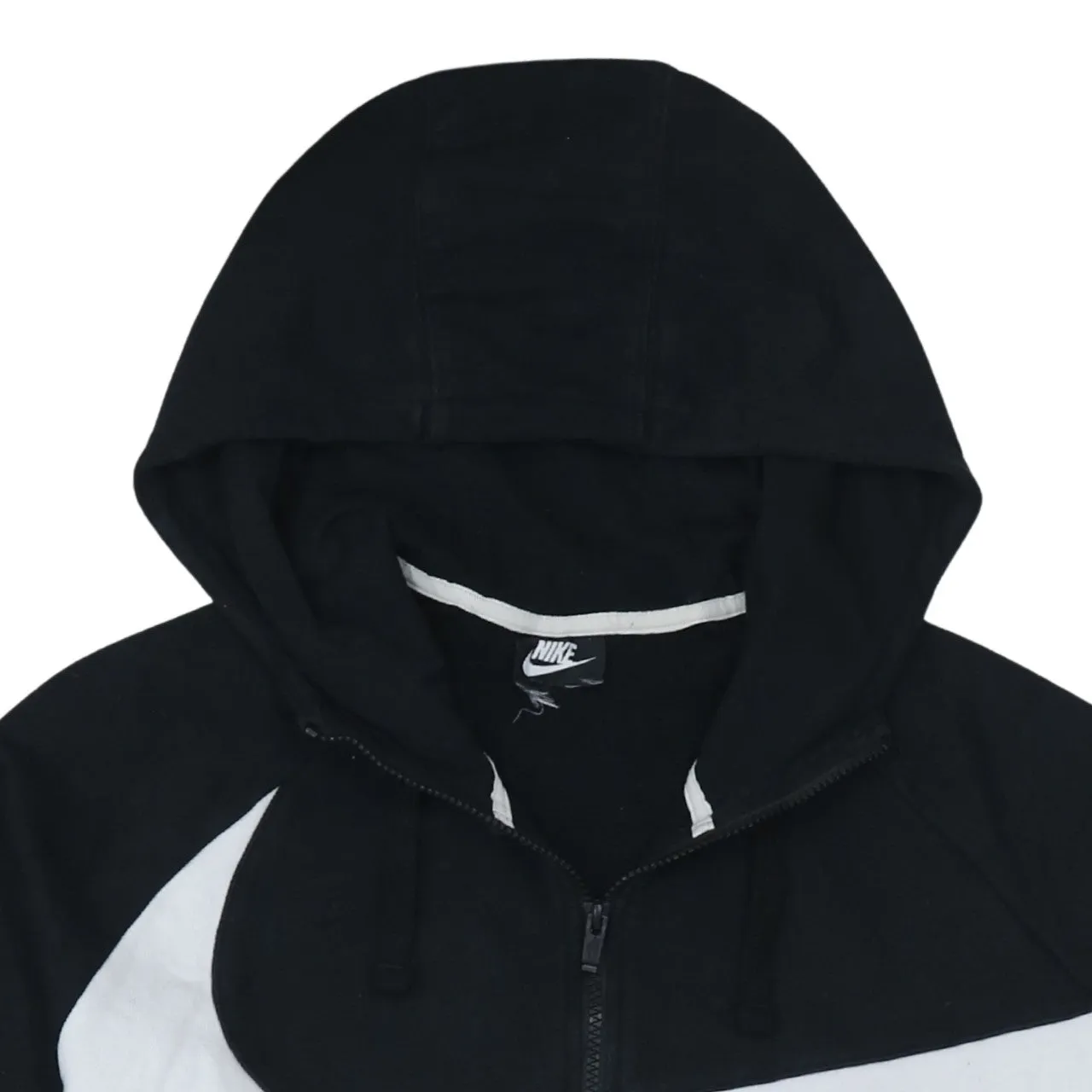 Nike 90's Plain Full Zip Up Hoodie Medium Black sold by Vintage Club product image thumbnail 3