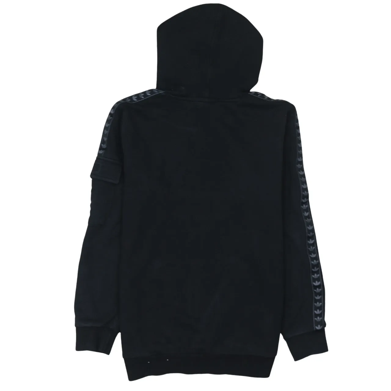Adidas 90's Drawstring Pockets Pullover Hoodie Large Black sold by Vintage Club product image thumbnail 2