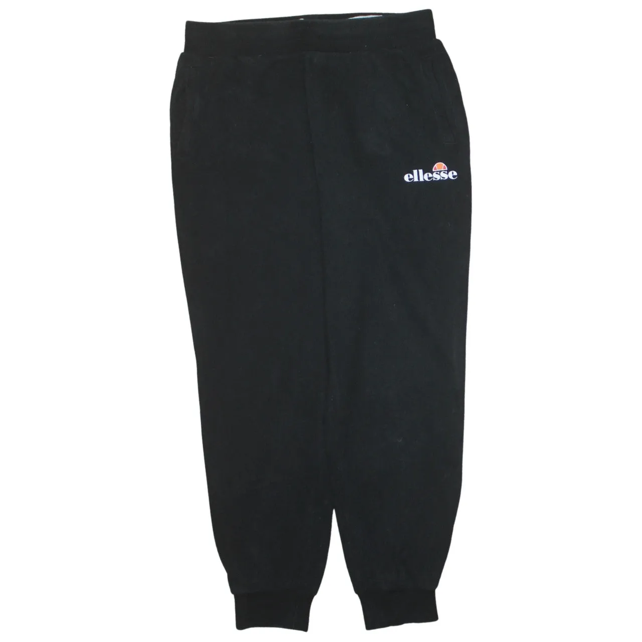 Ellesse 90's Rib Cuff Casual Joggers / Sweatpants 30 Black sold by Vintage Club