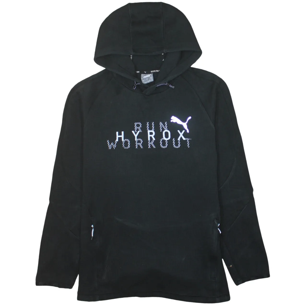 Puma 90's Lightweight Pullover Hoodie Medium Black sold by Vintage Club