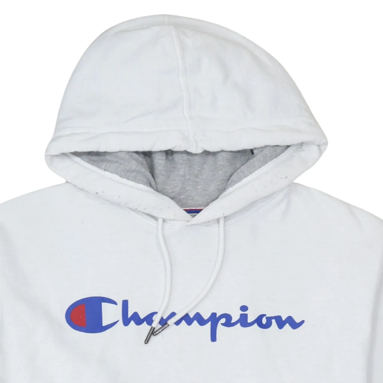 Champion 90's Spellout Pullover Hoodie Medium White sold by Vintage Club product image thumbnail 3