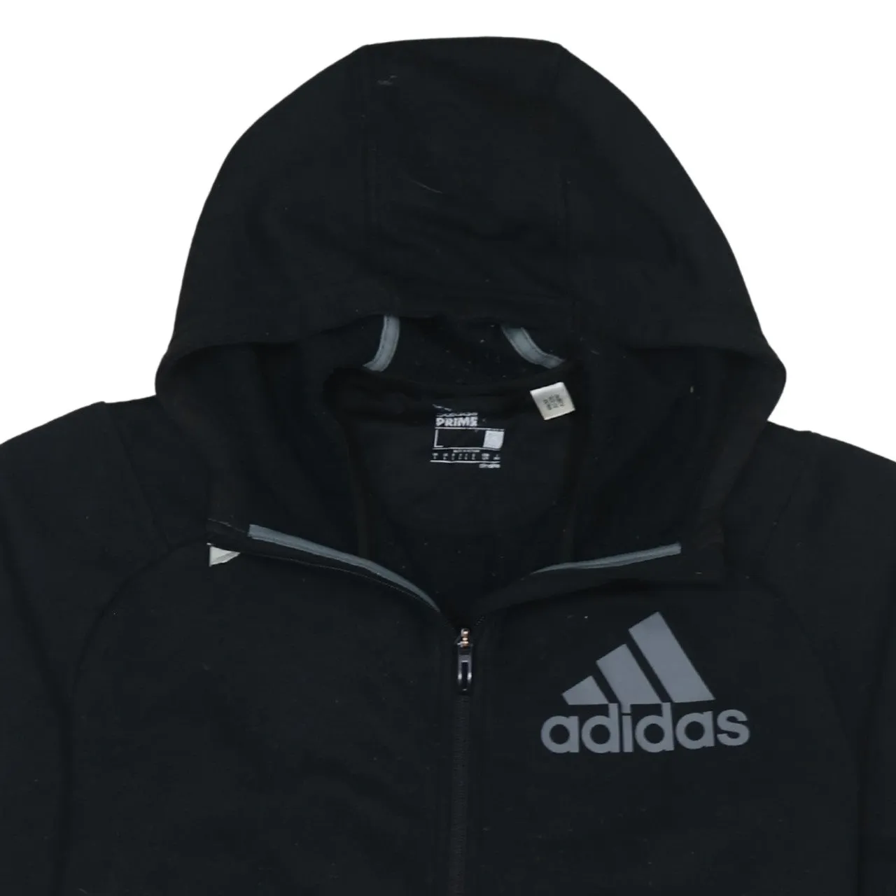 Adidas 90's Lightweight Full Zip Up Hoodie Large Black sold by Vintage Club product image thumbnail 3
